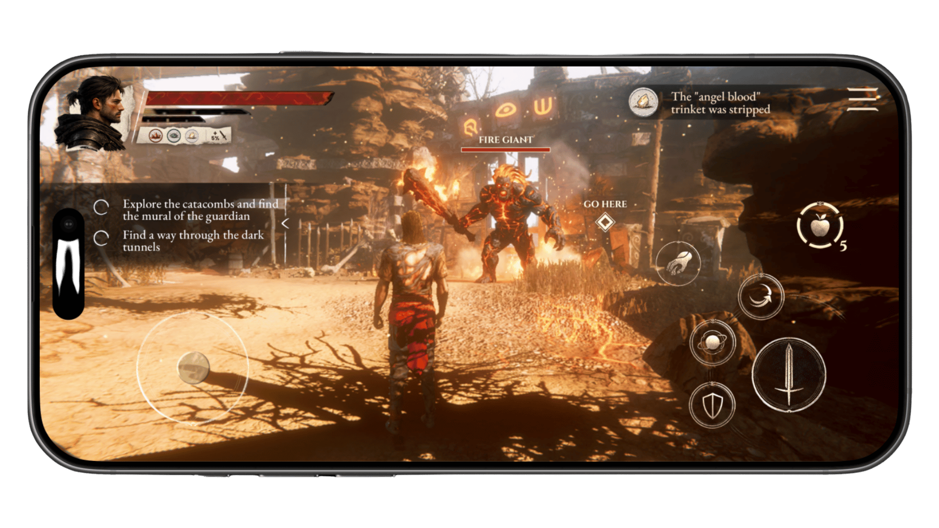 Interfejs gry mobilnej